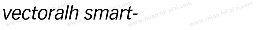 vectoralh smart字体转换